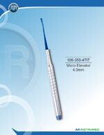 AR INSTRUMED Dental Mini Root Elevator 4.0mm Blue Plasma Serrated Tip Pakistan
