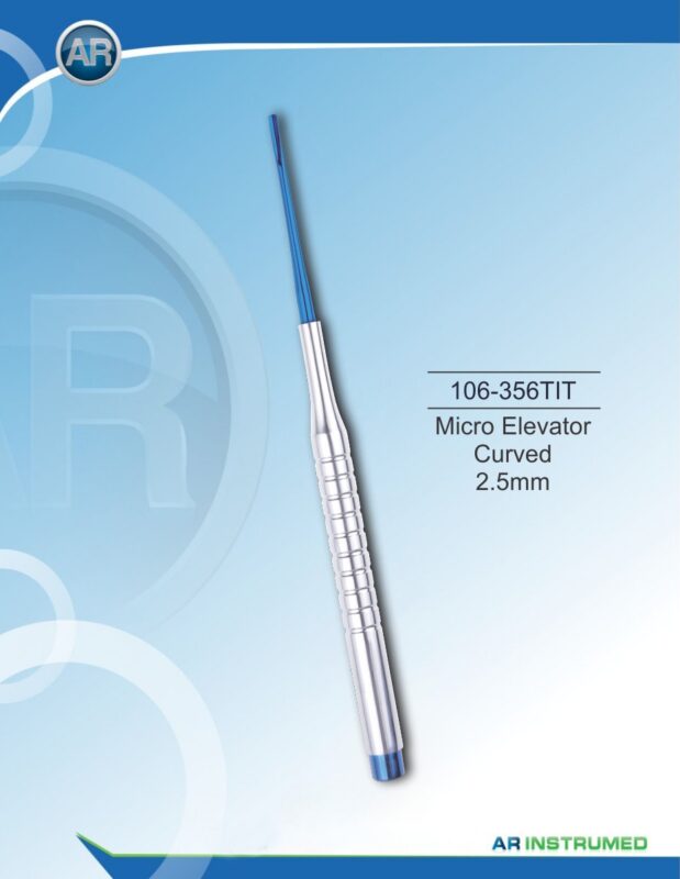 AR INSTRUMED Dental Mini Root Elevator 2.5mm Straight Blue Plasma Tip Pakistan