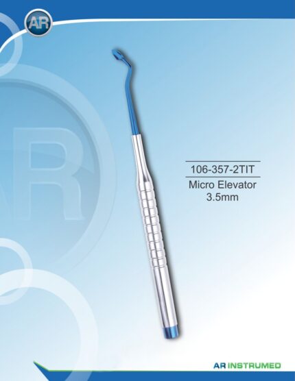 AR INSTRUMED Dental Mini Root Elevator 3.5mm Plasma Peer Curved Tip Pakistan