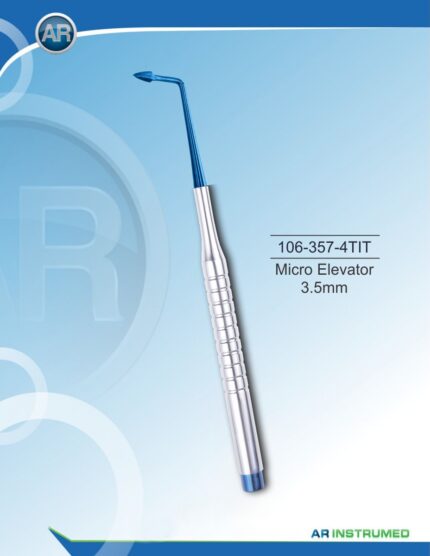 AR INSTRUMED Dental Mini Root Elevator 3.5mm Plasma Peer Curved Tip Pakistan