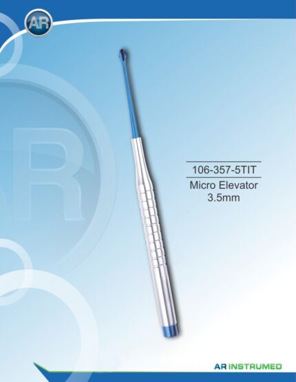 AR INSTRUMED Dental Mini Root Elevator 3.5mm Plasma Peer Curved Tip Pakistan
