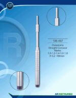 Osteotom straight-Concave Marks: 1,0-1,2-1,4-1,6-1,8 ø3,2 -180mm - Image 2