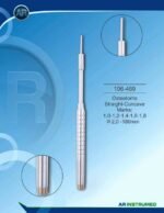 Osteotom Straight-Concave Marks: 1,0-1,2-1,4-1,6-1,8 ø2,0 -180mm - Image 2