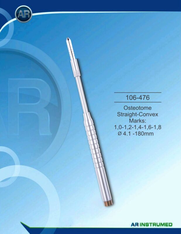 Osteotome With Measurement Marks 1.0 to 4.1 mm AR INSTRUMED Tool