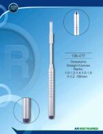 Osteotom Straight-Convex Marks: 1,0-1,2-1,4-1,6-1,8 ø3.2 -180mm - Image 2