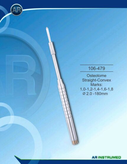 Osteotome With Measurement Marks 1.0 to 2.0 mm AR INSTRUMED Tool