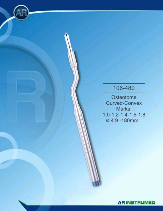 Osteotome With Measurement Marks 1.0 to 4.9 mm AR INSTRUMED Tool