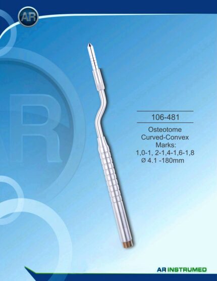 Osteotome With Measurement Marks 1.0 to 4.1 mm AR INSTRUMED Tool