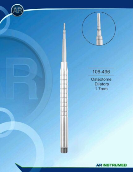 AR INSTRUMED Bone Chisel Osteotome Dilator 1.7 mm Stainless Steel Instrument
