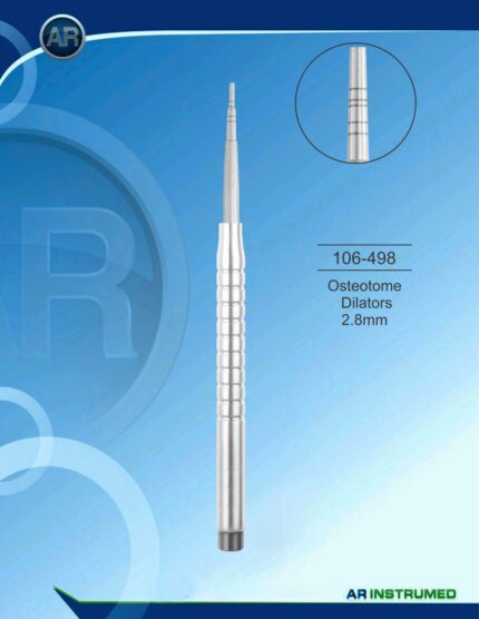 AR INSTRUMED Bone Chisel Osteotome Dilator 2.8 mm Stainless Steel Instrument