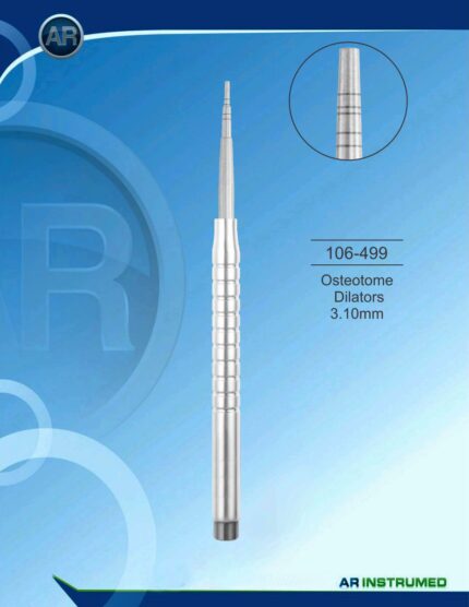 AR INSTRUMED Bone Chisel Osteotome Dilator 3.10 mm Stainless Steel Instrument
