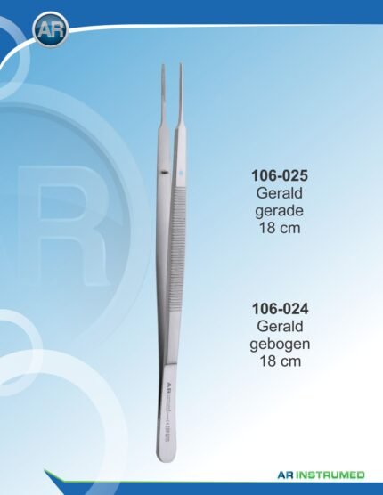 Gerald Forceps Straight 18cm