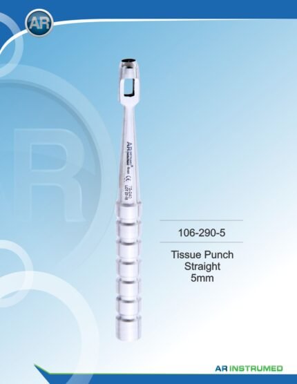 AR INSTRUMED straight  Tissue Punch 6 mm Stainless Steel Instrument