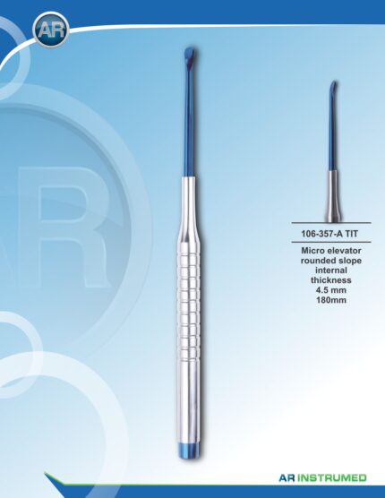 • AR INSTRUMED Micro Elevator Bayonet Dental Surgical Instrument Stainless Steel