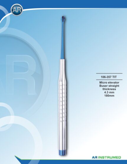 AR INSTRUMED Dental Mini Root Elevator 3.5mm Plasma Peer Curved Tip Pakistan