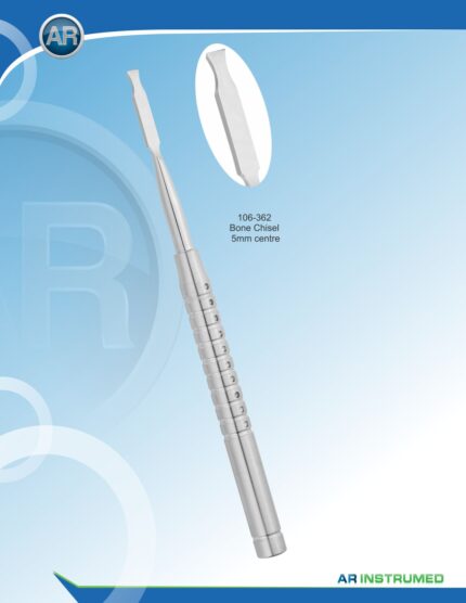 AR INSTRUMED Bone Chisel Straight Centre 5 mm Stainless Steel
