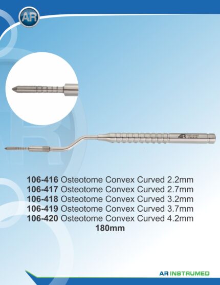AR INSTRUMED Osteotome Ø 2.7mm 175mm Stainless Steel Surgical Instrument