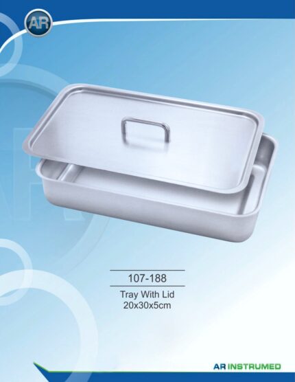 AR INSTRUMED Instrument Tray Organizer with Lid Stainless Steel Pakistan