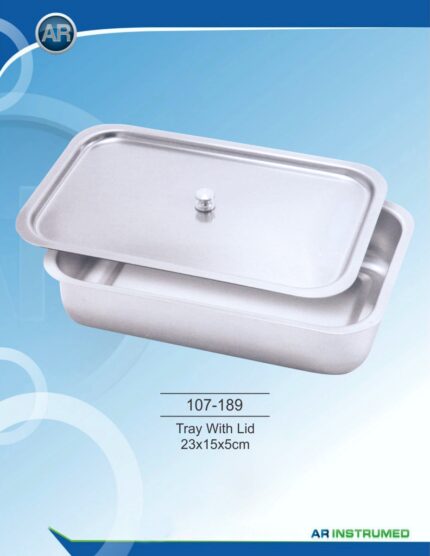 AR INSTRUMED Instrument Tray Organizer with Lid Stainless Steel Pakistan