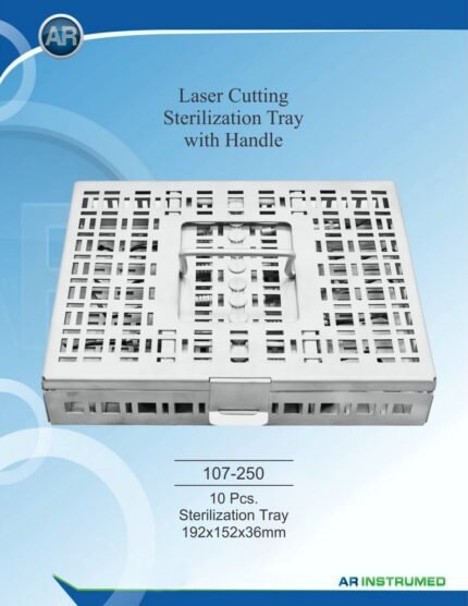 Stainless Steel Dental Instrument Sterilization Tray Australia