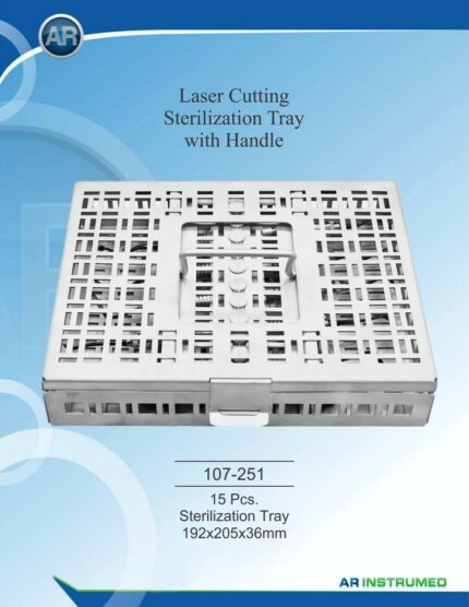 AR INSTRUMED Dental Autoclave Sterilization Cassette Tray 15 Piece Australia