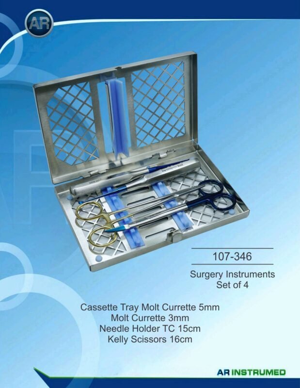 AR INSTRUMED 4-Piece Dental Surgery Set Stainless Steel Australia