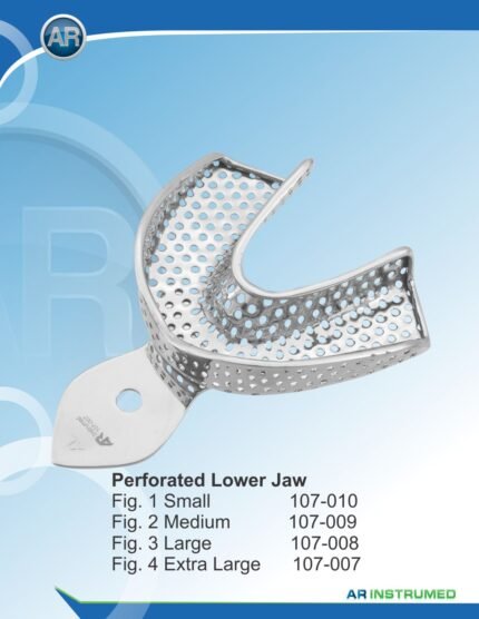 Impression Trays Perforated Lower Jaw Fig.2 Medium