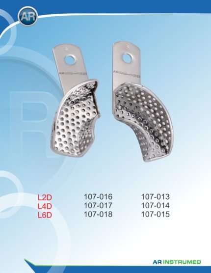 • Large Perforated Dental Impression L6D Tray AR INSTRUMED Pakistan