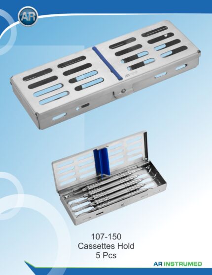 AR INSTRUMED Dental Autoclave Sterilization Cassette Tray 182x72x34mm Australia