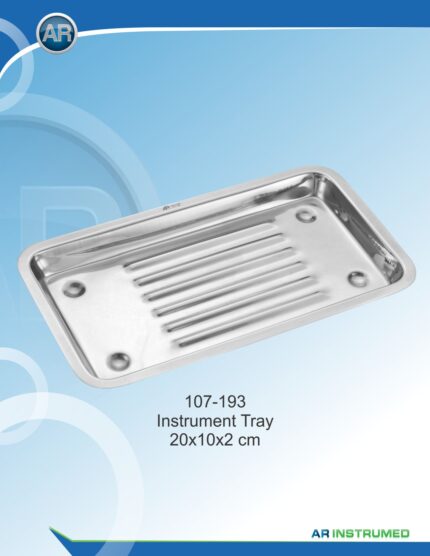 AR INSTRUMED Dental Instrument Tray Stainless Steel Australia