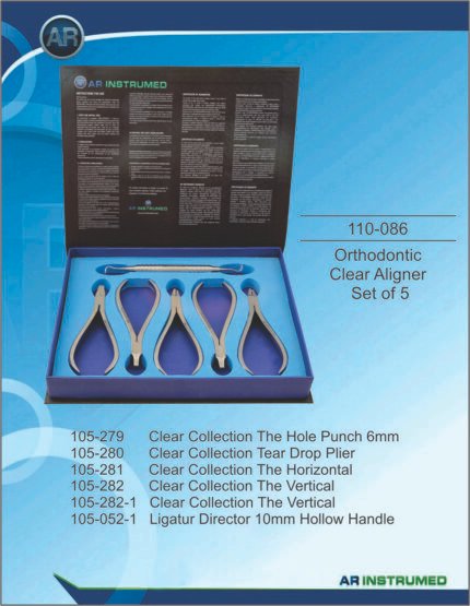 Clear Aligner Dental Instrument Set for Orthodontic Treatment