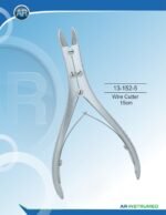 AR INSTRUMED Hard Wire Cutter 15cm stainless steel dental instrument Pakistan polished finish sharp precision cutting edges ergonomic non slip handles orthodontic wire cutter for clinics hospitals and laboratories in Pakistan