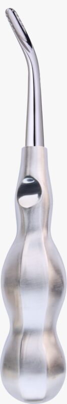 Root Elevators Elevator Left Angled Head Serrated 4mm Pakistan dental extraction instrument stainless steel serrated root elevator 4mm tip ergonomic handle professional dental instruments Pakistan dental supplies.