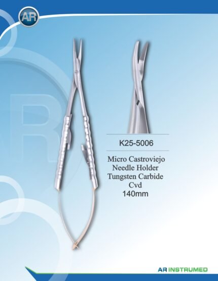 AR INSTRUMED Dental Micro TC Castroviejo Needle Holder Pakistan