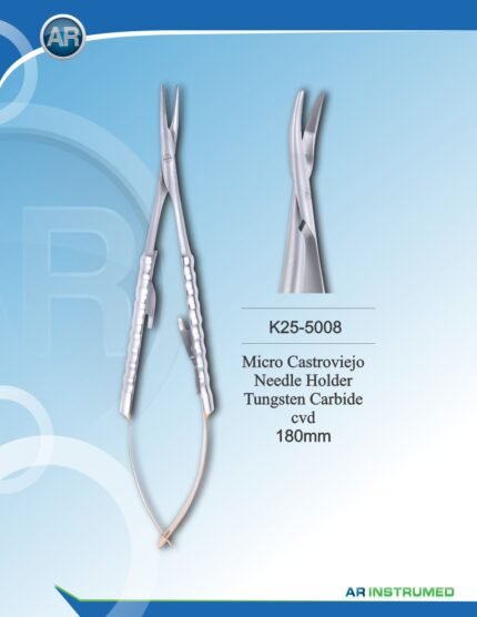 AR INSTRUMED Dental Micro TC Castroviejo Needle Holder Pakistan