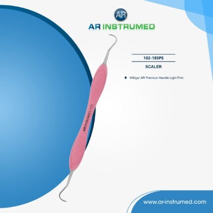 AR INSTRUMED dental tartar scaler stainless steel silicone handle dental cleaning instrument plaque removal Pakistan dental supplies