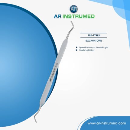 AR INSTRUMED dental triple angled excavator 2.0mm stainless steel silicone handle restorative dental instrument Pakistan dental tools