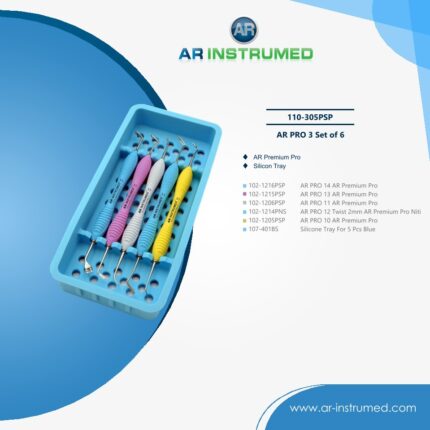 AR PRO 3 Set of 6 Silicone Tray AR Premium Pro Pakistan dental impression tray set medical grade silicone trays orthodontic restorative dental instruments professional dental supplies Pakistan.