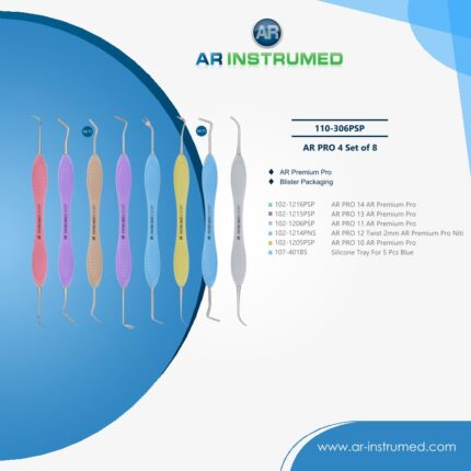 AR PRO 4 Set of 8 Blister Packaging AR Premium Pro Pakistan medical grade instrument packaging blister packs dental instrument storage professional sterilization packaging supplies Pakistan.